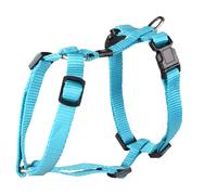 Flamingo Dog Harness Ziggi Turquoise Continuously Adjustable With Safety Lock