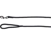 Flamingo Dog Leash Aiden Black 2m 10mm
