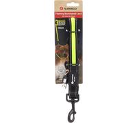 Flamingo Dog Leash Flitzy Black & Yellow 1,3m 25mm