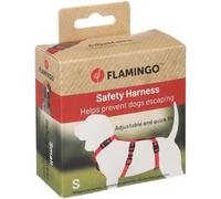 Flamingo Dog Safety harness Zera Red S 35-50cm 40-50cm 32-50cm 15mm