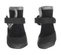 Flamingo Dog Shoes Magna Black 2-Piece Protective Comfort Safety