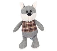 Flamingo Dog Toy Britta Fox Gray, NEW