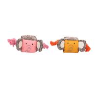 Flamingo Dog Toy Britty Elephant For Puppies With Rope 22X8.3Cm