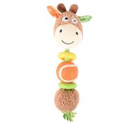 Flamingo Dog Toy Cheery Goat With Tennis Ball Squeaky 12x32 Cm