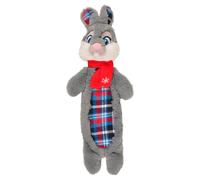 Flamingo Dog Toy Christmas Rabbit With Crinkle Material 17Cm