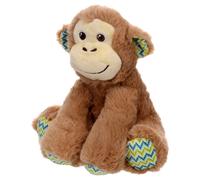Flamingo Dog Toy Drala Monkey Brown 19X15X19 Cm With Squeaker Plush