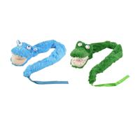Flamingo Dog Toy Hand Puppet Plush Crocodile Snake 136X17X10Cm