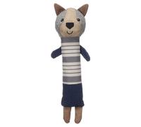 Flamingo Dog Toy Jiji Fox Blue 15X8X39Cm With Squeaker For Dogs