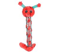 Flamingo Dog Toy Miep Caterpillar Red 16X6.5X38Cm With Squeaker For Dogs