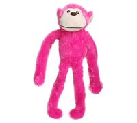 Flamingo Dog Toy Monkey Pink 52X20X10 Cm With Squeaker Plush Toy