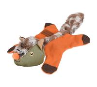 Flamingo Dog Toy Natura Delight Fox 18X37X7.5Cm Crinkling & Squeaking