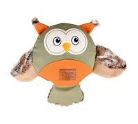 Flamingo Dog Toy Natura Delight Owl Mix 31X24Cm Squeaky Canvas