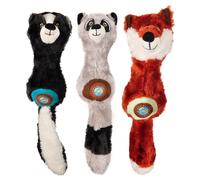 Flamingo Dog Toy Plush Toy Rubber Dumbbell 34Cm With Squeaker