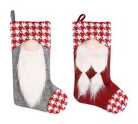 Flamingo Dog Toy Xmas Barda Sock 25X3X45Cm - Fillable With Snacks