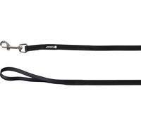 Flamingo Dog Training and tracking leash Caspar Black 10m 13mm
