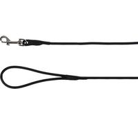 Flamingo Dog Training and tracking leash Caspar Black 10m 6mm