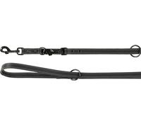 Flamingo Dog Training leash Montana Black 2,4m 20mm