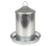 Flamingo Drinking Fountain Dobby Galvanized 4000Ml Metal 25X25X30Cm For Pets