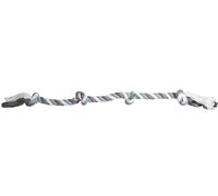 Flamingo DT COTTON JIM KNOTTED BONE 4 KNOTS BLUE/WHITE/GREY 115CM