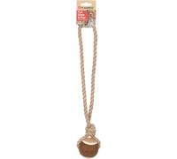 Flamingo DT HEMP KUSH TUG TOY TENNIS BROWN 41x7,6x6,4CM