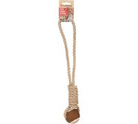 Flamingo DT HEMP KUSH TUG TOY TENNIS BROWN 46x7,5x6,4CM
