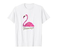 Flamingo - Eclectic Swim Edition Value Graphic T-Shirt, Men, White, L