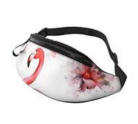 Flamingo Fanny Pack for Men Women Fashion Running Waist Packs Waterproof Crossbody Bags Everywhere Belt Bag with Adjustable Strap Sports Hip Pack for Travel Wallet