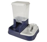 Flamingo Feed And Water Dispenser Duo Max Blue 34X27X36Cm For Pets
