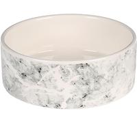 Flamingo FEEDING AND DRINKING BOWL DOG MARMI CERAMIC GREY ROUND 400ML 13,5x4,5CM