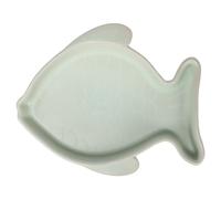 Flamingo FEEDING AND DRINKING BOWL FISHIE GREEN 17x14x2,5CM 200ML