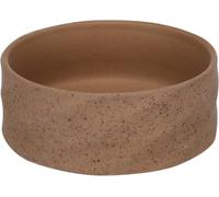 Flamingo FEEDING AND DRINKING BOWL HASEL ROUND DARK BROWN 13,5x5CM 450ML