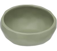 Flamingo FEEDING AND DRINKING BOWL UNIC ROUND GREEN 13,5x13x7CM 320ML