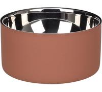 Flamingo FEEDING AND DRINKING BOWL XARA ROUND SALMON PINK 15x7,4CM 700ML