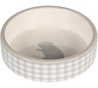 Flamingo FEEDING BOWL HAMSTER MYLO CERAMIC GREY-WHITE ROUND 100ML 8,5x3CM