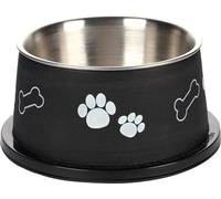 Flamingo FEEDING BOWL LONG EARS KENA BLACK 13CM640ML