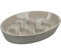 Flamingo FEEDING BOWL SLOW FEEDER CENA OVAL TAUPE 12CM 230ML