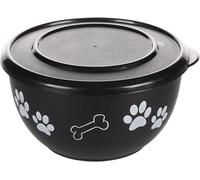 Flamingo FEEDING BOWL WITH LID KENA BLACK L 17,2CM1250ML
