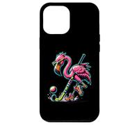 Flamingo Field Hockey Stick Sunglasses Splash Case for iPhone 12 Pro Max