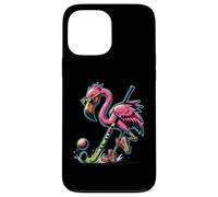 Flamingo Field Hockey Stick Sunglasses Splash Case for iPhone 13 Pro Max