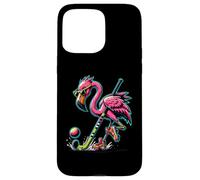 Flamingo Field Hockey Stick Sunglasses Splash Case for iPhone 15 Pro Max
