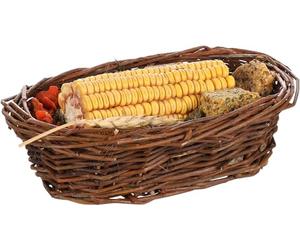 Flamingo FILLED EDIBLE WILLOW BASKET SMALL ANIMAL 150GR