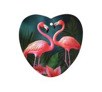 Flamingo Flowers_75091506 Car Air Freshener Hanging, Long Lasting Scented Car Aromatherapy Tablets, Love form Fragrance Scented Cards for Vehicles, Bedroom, Wardrobe Black-style