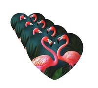 Flamingo Flowers Car Air Freshener Cards for Women Men 4 Pack Cute Car Accessories Long Lasting Scent Car Diffuser Hanging Auto Aromatherapy Tablets Car Fresheners Gifts