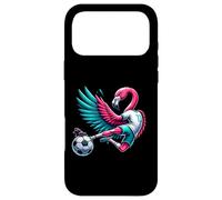 Flamingo Football Striker 11 Kicking Soccer Ball Case for iPhone 17 Pro Max
