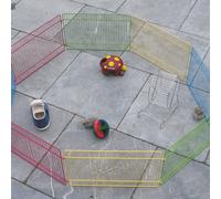 Flamingo Free Range Enclosure For Rodents 23Cm High 85Cm Diameter Colorful Metal