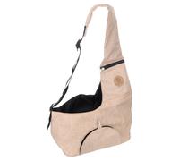 Flamingo Front Bag Kanga Beige For Dogs, Adjustable Strap, 44X20X20Cm