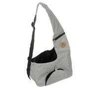 Flamingo Front Bag Kanga Gray For Dogs 44X20X20 Cm, Adjustable, Safe