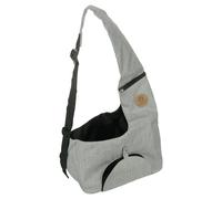 Flamingo Front Bag Kanga Gray For Dogs 44X20X20 Cm, Adjustable, Safe