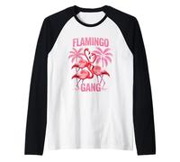 Flamingo Gang Raglan Baseball Tee