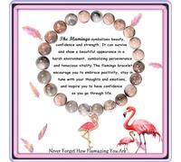 Flamingo Gift Never Forget How Flamazing You Are Flamingo Inspirational Bracelet for Women Girls Flamingo Lover Gifts Flamingo Pendant Jewelry